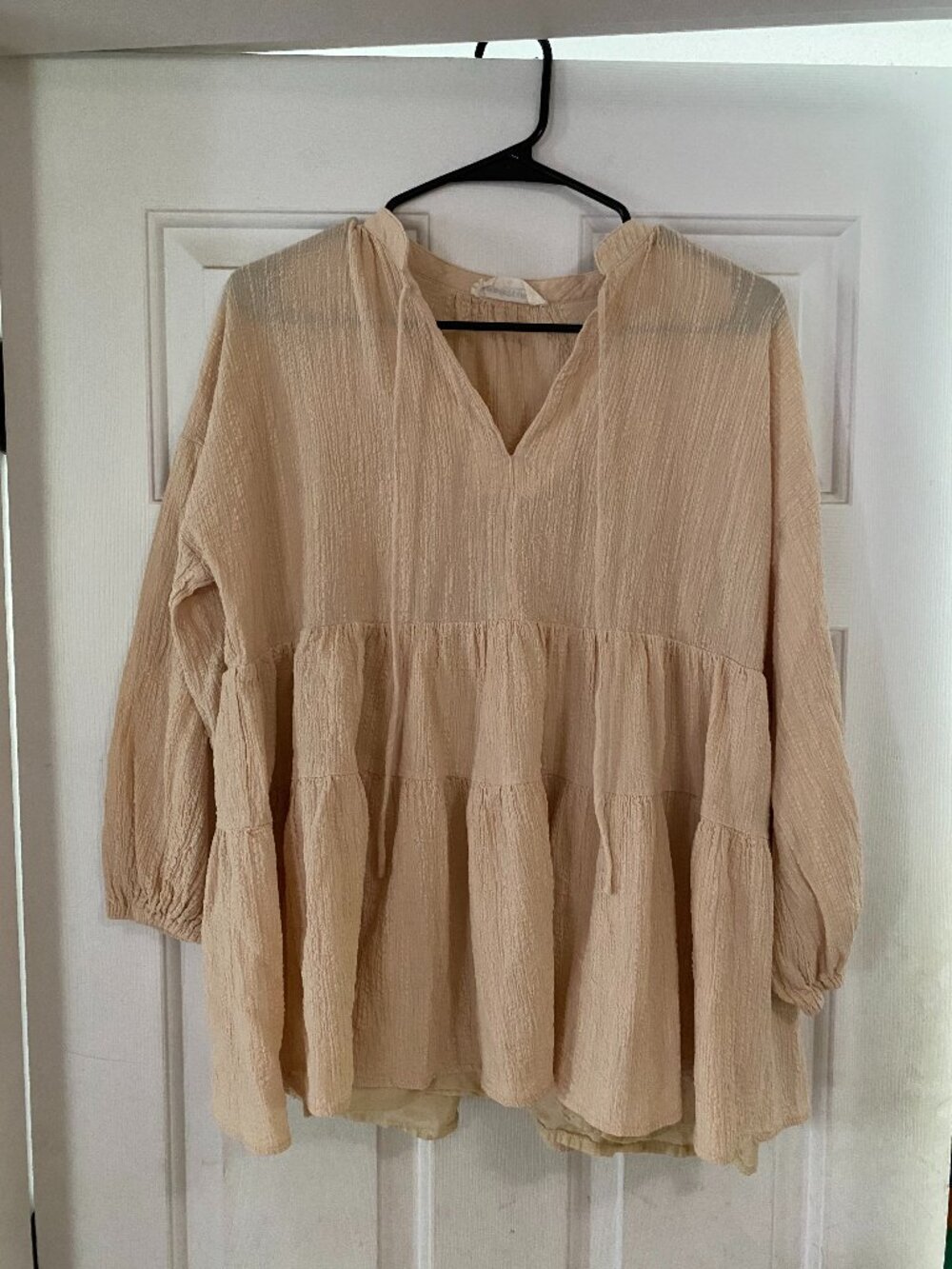 Impressions Must Be Manhattan Shift Top In Cream Size S